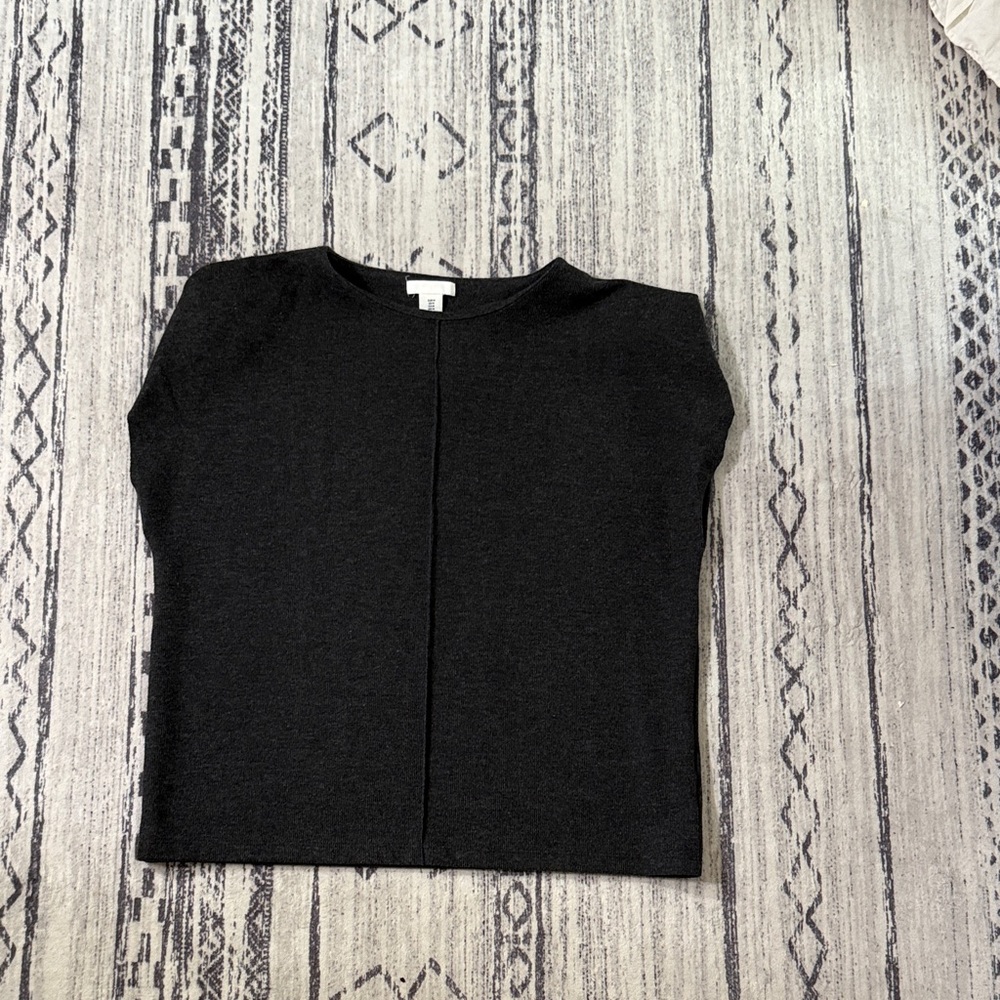 H&M Classic Black Crew Neck Sweater